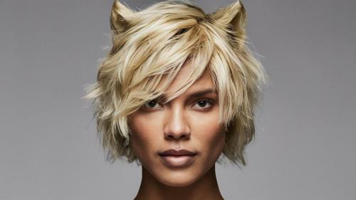 Textured Blonde Wolf Haircut for Girls